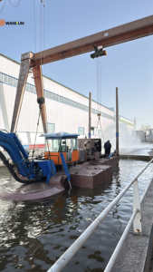 Excavator Amfibi untuk Pengerukan Sungai dan Pemeliharaan Jalur Air dengan Sistem Pengerukan Hisap - Product Image 4