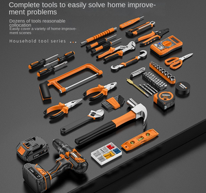 Caja de Herramientas Multifuncional para el Hogar, Juego Completo para Electricistas, Incluye Herramientas Eléctricas a Batería, Estuche Rígido ODM - Product Image 2