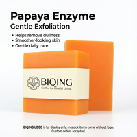 Savon au Curcuma pour l'Hyperpigmentation, Savon en Gros à l'Acide Kojique et au Glutathion pour les Taches Brunes, Savon Écologique Emballé dans du Papier