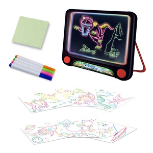 学習 & 教育書き込みタブレット落書きボードYM-27電子カラフル発光描画パッドボードおもちゃ幼児用 - Product Image 2