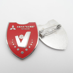 Xinhan Custom <b>Enamel</b> Brooch Metal <b>Badge</b> <b>Pin</b> With Clip For Business Gifts - Product Image 1