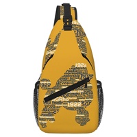 Tas Dada/Tas Selempang Custom Sigma Gamma Rho 1922 Bahan Poliester Tahan Lama, Hadiah Sorority untuk Wanita & Pria
