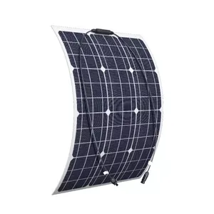 नई पदोन्नति लचीला सौर पैनल सभी काले 250W 30V ETFE monocrystalline सेल अर्द्ध लचीला पीवी फ्लेक्स सौर पैनल