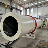 Séchoir rotatif standard 12t/h à tambour, équipement de séchage économe en énergie, fonctionnement stable pour cendres volantes et matières premières minérales à haute humidité
