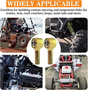 Rótula Forjada <span class=keywords><strong>Johnny</strong></span> Joint de 7/8 y 1.25 Pulgadas, Rótula Heim de Cromoly para Barras Estabilizadoras de Suspensión de Jeep Wrangler Racing - Product Image 6