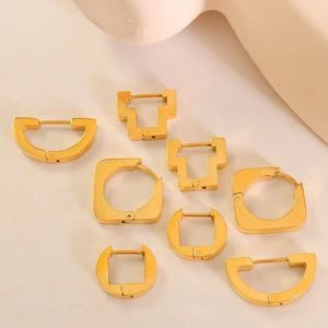 316L Stainless Steel <b>Small</b> Hoop Earring Jewelry Design Gold Filled Trendy Earring for <b>Gift</b> - Product Image 3
