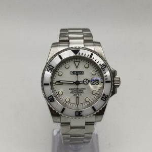 Montres-bracelets automatiques mécaniques pour hommes SEILOCE NH35, saphir lumineux, résistantes à l'eau jusqu'à 50 m, montre simple et décontractée - Product Image 1