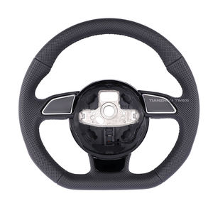 Volant <span class=keywords><strong>sport</strong></span> B8 en cuir de qualité supérieure compatible avec <span class=keywords><strong>Audi</strong></span> A4 A4L S4 A5 S5 B8 2009 2010 2011 2012 B6 B7 B8.5 B9 B9.5 - Product Image 5