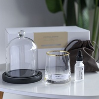 Diffuseur d'ambiance artisanal en cristal de spar rose, coffret cadeau, parfum personnalisé pour cadeau d'affaires