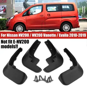4 Pièces Garde-boue Avant et Arrière en Plastique Flexible, Pare-éclaboussures pour Nissan NV200 Vanette Evalia 2010-2019 2018 2017 - Product Image 1