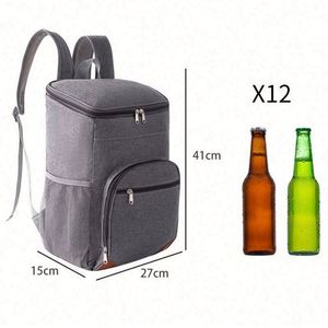 Sac à dos isotherme de pique-nique en aluminium entièrement personnalisé, imperméable, grande capacité, portable, pour 4 personnes - Product Image 2