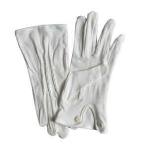 ถุงมือผ้าฝ้ายถักพร้อมกระดุมพลาสติกสำหรับงานเย็บแบบนุ่มใส่สบาย - Product Image 3