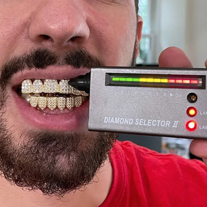 <span class=keywords><strong>Grillz</strong></span> in Moissanite Stile Iced Out Full Bust Down con Stampa 3D di Calco Dentale, Gioielli Hip Hop da Rapper, Griglie per Denti Personalizzate da Uomo - Product Image 6
