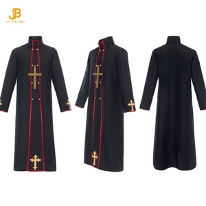 Disfraz de Halloween para Hombre, Disfraz Medieval de Sacerdote, Monja o Misionero, Túnica Religiosa para Iglesia, <span class=keywords><strong>Convento</strong></span> o Fiesta de Disfraces - Product Image 6