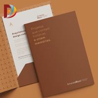 Carpeta de Presentación Empresarial Personalizada con Impresión de Logotipo, Formato A4, con Doble Bolsillo para Documentos