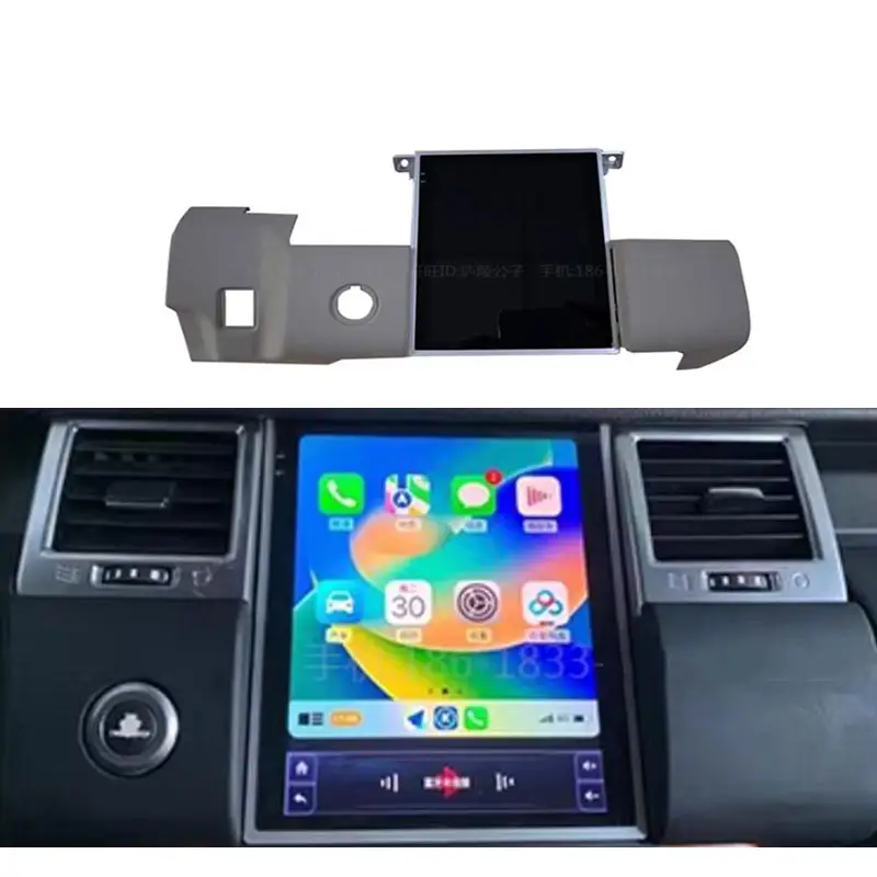 Tableau de bord de voiture gps écran tactile pour range rover sport 2010 2011 2012 2013 auto media LCD pièces de mise à niveau modifier accessoires