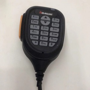 Control de teclado de micrófono Baojie BJ-218/BJ-318 con cable en espiral PTT para radio de vehículo Zastone Z218/Z318 - Product Image 2
