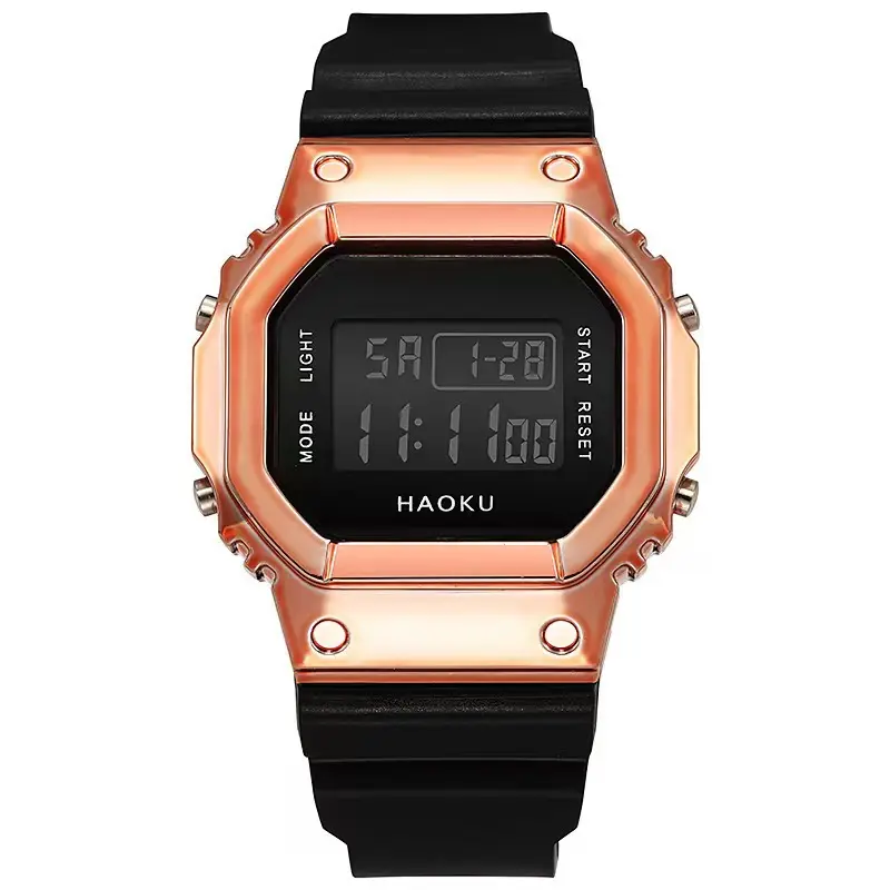 SKMEI wholesale women digital watch original PU leather strap water proof digital display Simple Casual wrist watch