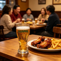 Chope à bière en verre en forme de ballon de football avec logo personnalisé, grande capacité, pour restaurants et bars