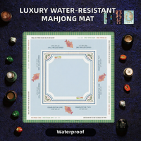 Nouveau Tapis de Table de Mahjong en Caoutchouc Minimaliste de Luxe, Multi-styles, en Boue de Diatomée, Absorbant l'Eau, Séchage Rapide, Antidérapant et Durable