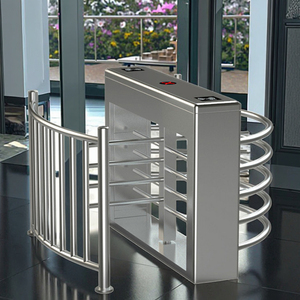 Taille Hoogte Semi-Automatische Tourniquet Gezichtsherkenning Qr Code Kaart Met <span class=keywords><strong>2</strong></span>-Way Richting Roestvrij Staal Ip54 Tourniquet - Product Image 5