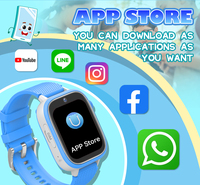 Montre connectée 4G pour enfants 2026, meilleure vente, avec fonction SOS, GPS Tracker, appel vidéo et carte SIM