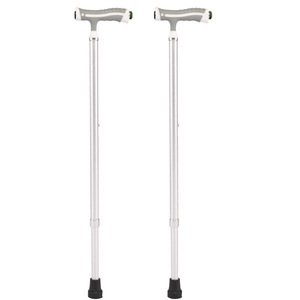 Aluminum Alloy Single Leg Cane Height Adjustable Lightweight Durable Walking Aid For Elderly Support - Product Image 2