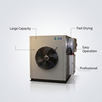 Laagtemperatuur fruitdroogmachine warmtepompdehydrator energiezuinig