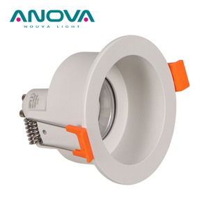 GU10สปอตไลท์ LED สำหรับติดใน MR16ฝาครอบอลูมิเนียมกลมป้องกันแสงสะท้อน - Product Image 3