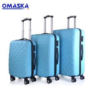 OMASKA Fashion 2020 New Models Factory Set 3 PCS ABS PC Suitcase Luggage