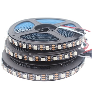 Tira de Luces <span class=keywords><strong>LED</strong></span> RGB Ws2812b de 5V, 60/144 <span class=keywords><strong>LED</strong></span>, Impermeable IP65/IP67, <span class=keywords><strong>Precio</strong></span> Económico - Product Image 1