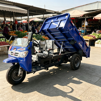 Triciclos Motorizados de Carga de Tres Ruedas de Alta Calidad, de Gasolina o Diésel, de Gran Potencia, con Carrocería Abierta, para Uso Agrícola