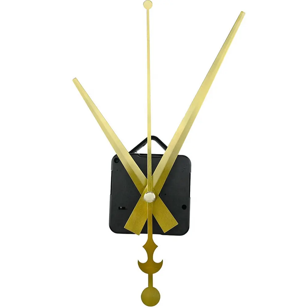 Meccanismo di movimento dell'orologio con lancette a orologeria con motore dell'orologio con gancio in plastica con aghi per la riparazione della sostituzione dell'orologio da parete