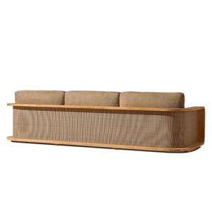 Muebles <span class=keywords><strong>de</strong></span> Jardín <span class=keywords><strong>de</strong></span> Alta Calidad, Conjunto <span class=keywords><strong>de</strong></span> Sofás para Patio, Conjunto <span class=keywords><strong>de</strong></span> Salón para Exteriores, Muebles <span class=keywords><strong>de</strong></span> Madera Maciza <span class=keywords><strong>de</strong></span> Teca Resistentes a la Intemperie - Product Image 4