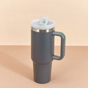 40oz H2.0 <b>Handle</b> <b>Travel</b> Car <b>Mug</b> Vacuum Tumbler Lid Straw Non-Slip ODM OEM Custom Color - Product Image 3