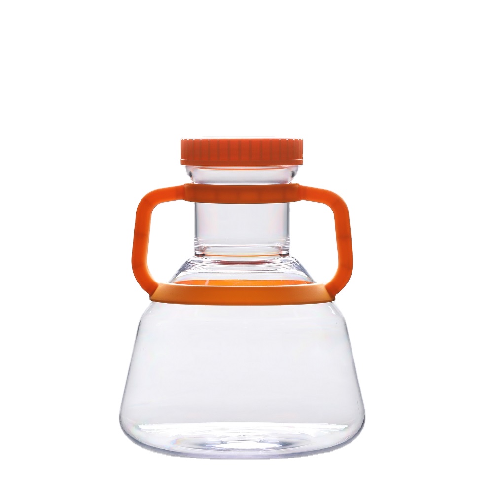 Производитель, пластиковый материал, 3 л, 5 л, Высокоэффективная шейкерная колба, колба erlenmeyer для культивирования клеток