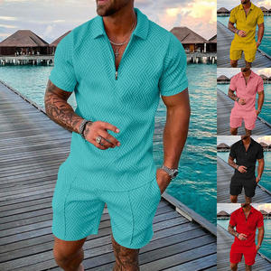 Pantalones cortos casuales <span class=keywords><strong>de</strong></span> verano para <span class=keywords><strong>hombre</strong></span> con impresión digital 3D para <span class=keywords><strong>Amazon</strong></span> Independent Station nueva <span class=keywords><strong>moda</strong></span> cremallera manga corta - Product Image 1