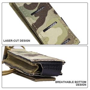 ซองแม็กกาซีนยุทธวิธี Sinairsoft แบบตัดด้วยเลเซอร์ ลายพราง ระบบ Molle สำหรับแม็กกาซีน 9 มม. - Product Image 4