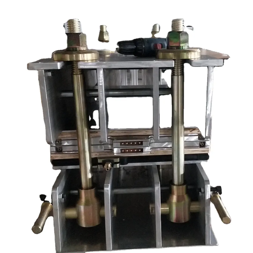 pvc pu steel cord fabric rubber conveyor belt hot vulcanizing joint press machine