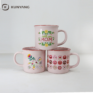 Tazas de Cerámica para Regalo <span class=keywords><strong>del</strong></span> Día de la Madre, Diseño Personalizado con Logotipo, Tazas de Gres con Esmalte Brillante, Taza de Café de Cerámica - Product Image 1