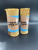 Papier d'emballage en nid d'abeille, 30cm x 40M, 1 rouleaux de papier amortissant, perforé, 131 pieds, emballage