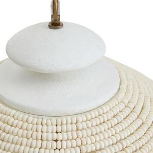 Lustre en <span class=keywords><strong>coquillage</strong></span> blanc naturel fait à la main pour salon et chambre à coucher - Product Image 6