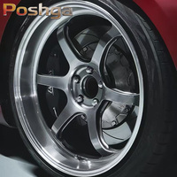 Jantes forgées noires brillantes de 17, 18, 19, 20, 21, 22 pouces, 5X112, 5X120, 5X114.3, jantes JDM personnalisées à rebord profond pour Chrysler Bmw F22