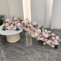 Mantel de Flores Artificiales para Arco de Boda, Arreglo Floral, Fondo para Fiestas, Escenario, Salón, Sofá, Accesorios Decorativos