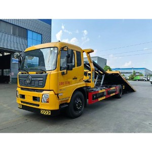 Prix d'usine chinois, tout neuf, Euro 3 diesel, camion de dépannage à plateau plat de 6 tonnes, 8 tonnes, à vendre - Product Image 2