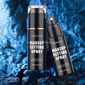 Label privé spray de fixation pour le contrôle de l'huile vegan noire pour le visage et le corps spray de finition longue durée spray de fixation étanche - Product Image 1