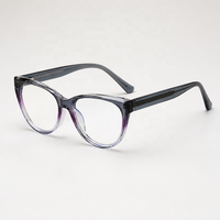 Lunettes de vue TR90, monture noire rétro, filtre anti-lumière bleue pour adultes