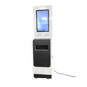 24/27 inch Restaurant Automatic Kiosk A4 Printer Touch Screen Hospital NFC Self Service Kiosk china supplier