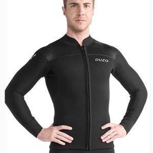 Trajes <span class=keywords><strong>de</strong></span> neopreno con cremallera frontal para hombre y <span class=keywords><strong>mujer</strong></span> <span class=keywords><strong>de</strong></span> 3mm con logotipo personalizado al por mayor, <span class=keywords><strong>chaqueta</strong></span> para barranquismo, traje <span class=keywords><strong>de</strong></span> neopreno para buceo - Product Image 1