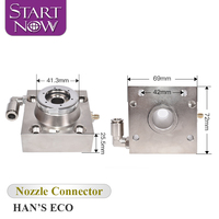 Startnow LC-31 capacité capteur tête buse connecteur support en céramique de Hans CEO tête de coupe pour 1064nm Fiber Cutting Machine
